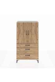 Arges Dolap 3 Raflı 3 Çekmeceli 2 Kapaklı 88x30x163 Aytaşı-Çam