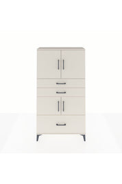 Arges Dolap 3 Raflı 3 Çekmeceli 4 Kapaklı 88x30x163 Aytaşı-Aytaşı