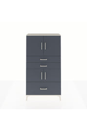 Arges Dolap 3 Raflı 3 Çekmeceli 4 Kapaklı 88x30x163 Aytaşı-Antrasit