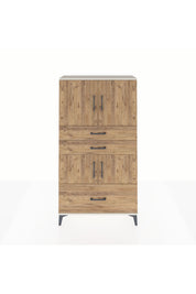 Arges Dolap 3 Raflı 3 Çekmeceli 4 Kapaklı 88x30x163 Aytaşı-Çam