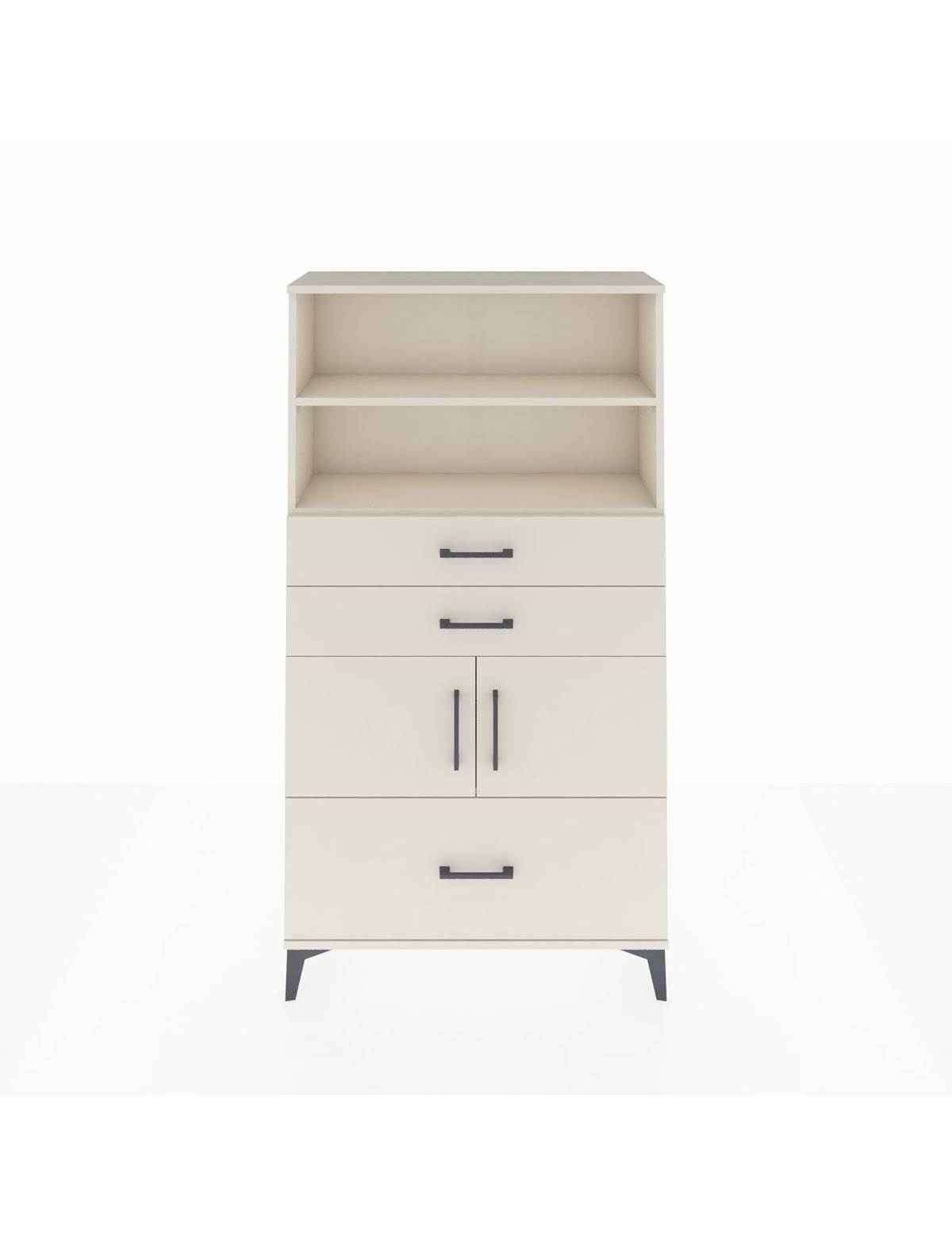 Arges Dolap 3 Raflı 3 Çekmeceli 2 Kapaklı 88x30x163 Aytaşı-Aytaşı