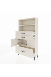 Arges Dolap 3 Raflı 3 Çekmeceli 2 Kapaklı 88x30x163 Aytaşı-Aytaşı