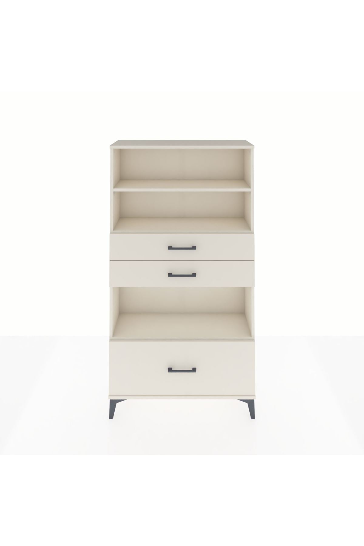 Arges Dolap 3 Raflı 3 Çekmeceli 88x30x163 Aytaşı-Aytaşı