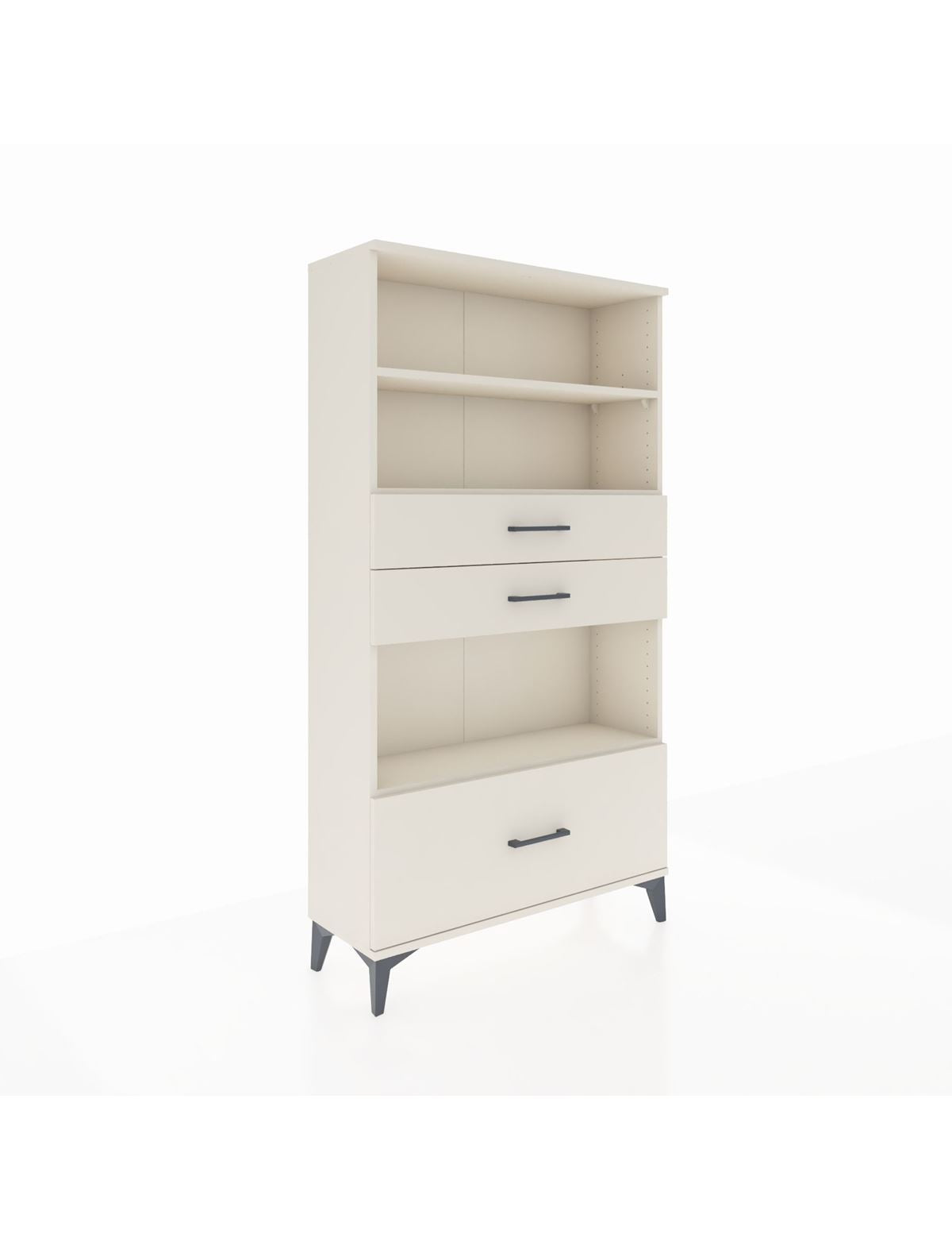 Arges Dolap 3 Raflı 3 Çekmeceli 88x30x163 Aytaşı-Aytaşı