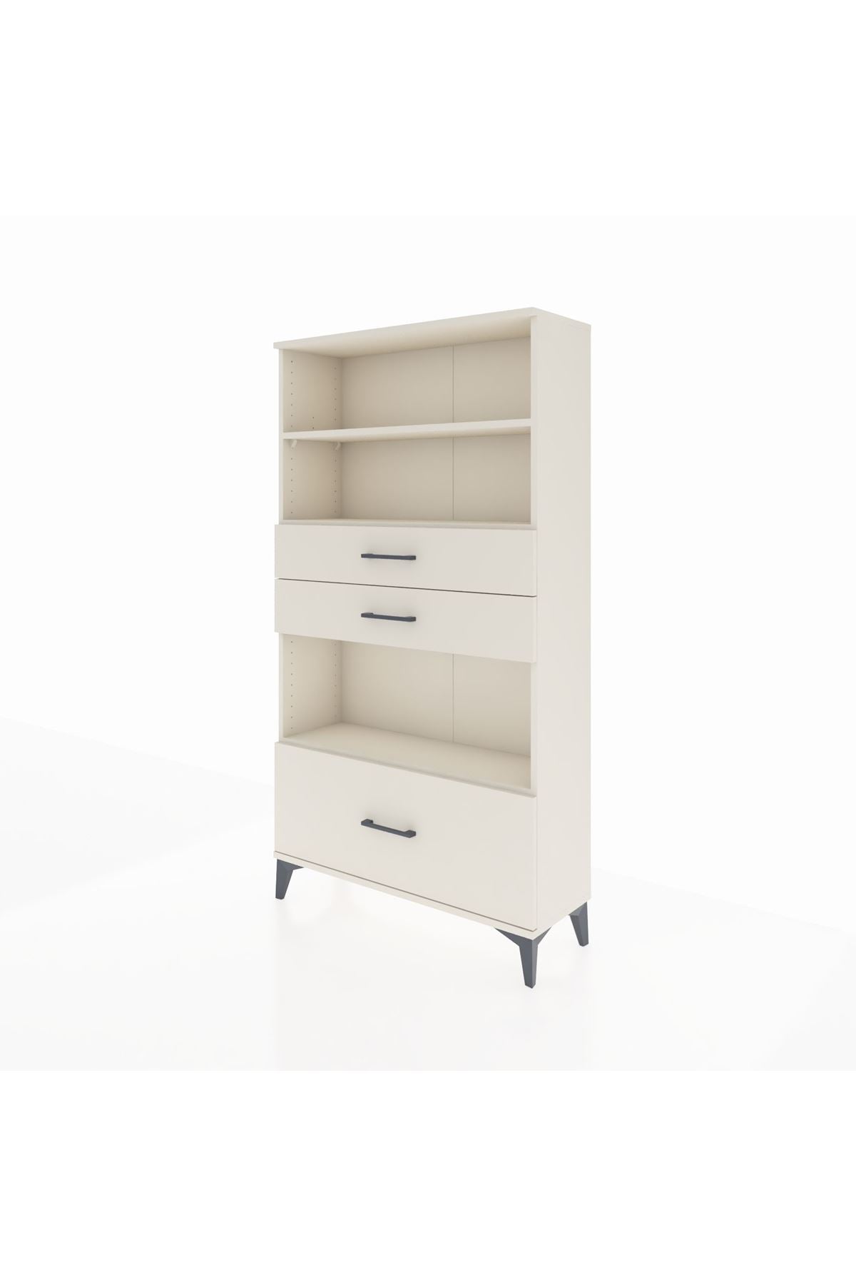 Arges Dolap 3 Raflı 3 Çekmeceli 88x30x163 Aytaşı-Aytaşı