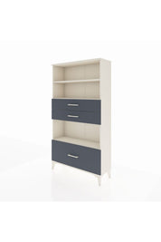 Arges Dolap 3 Raflı 3 Çekmeceli 88x30x163 Aytaşı-Antrasit