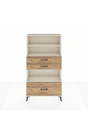 Arges Dolap 3 Raflı 3 Çekmeceli 88x30x163 Aytaşı-Çam