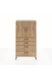 Arges Dolap 2 Raflı 4 Çekmeceli 2 Kapaklı 88x30x163 Aytaşı-Çam