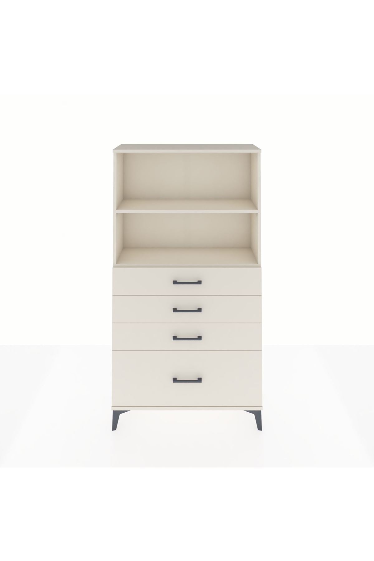 Arges Dolap 2 Raflı 4 Çekmeceli 88x30x163 Aytaşı-Aytaşı