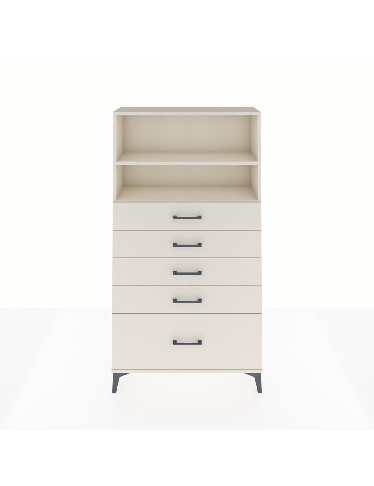 Arges Dolap 2 Raflı 5 Çekmeceli 88x30x163 Aytaşı-Aytaşı