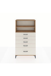 Arges Dolap 2 Raflı 5 Çekmeceli 88x30x163 Çam-Aytaşı