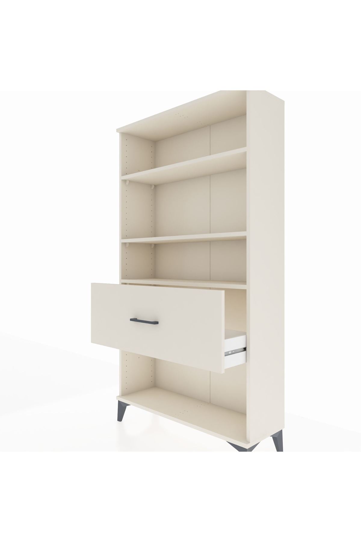 Arges Dolap 3 Raflı Tek Çekmeceli 88x30x163 Aytaşı-Aytaşı