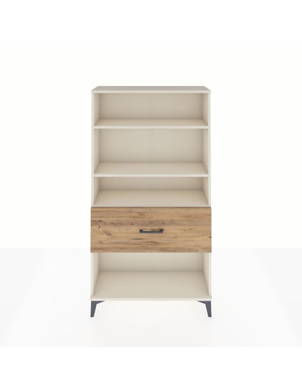 Arges Dolap 3 Raflı Tek Çekmeceli 88x30x163 Aytaşı-Çam