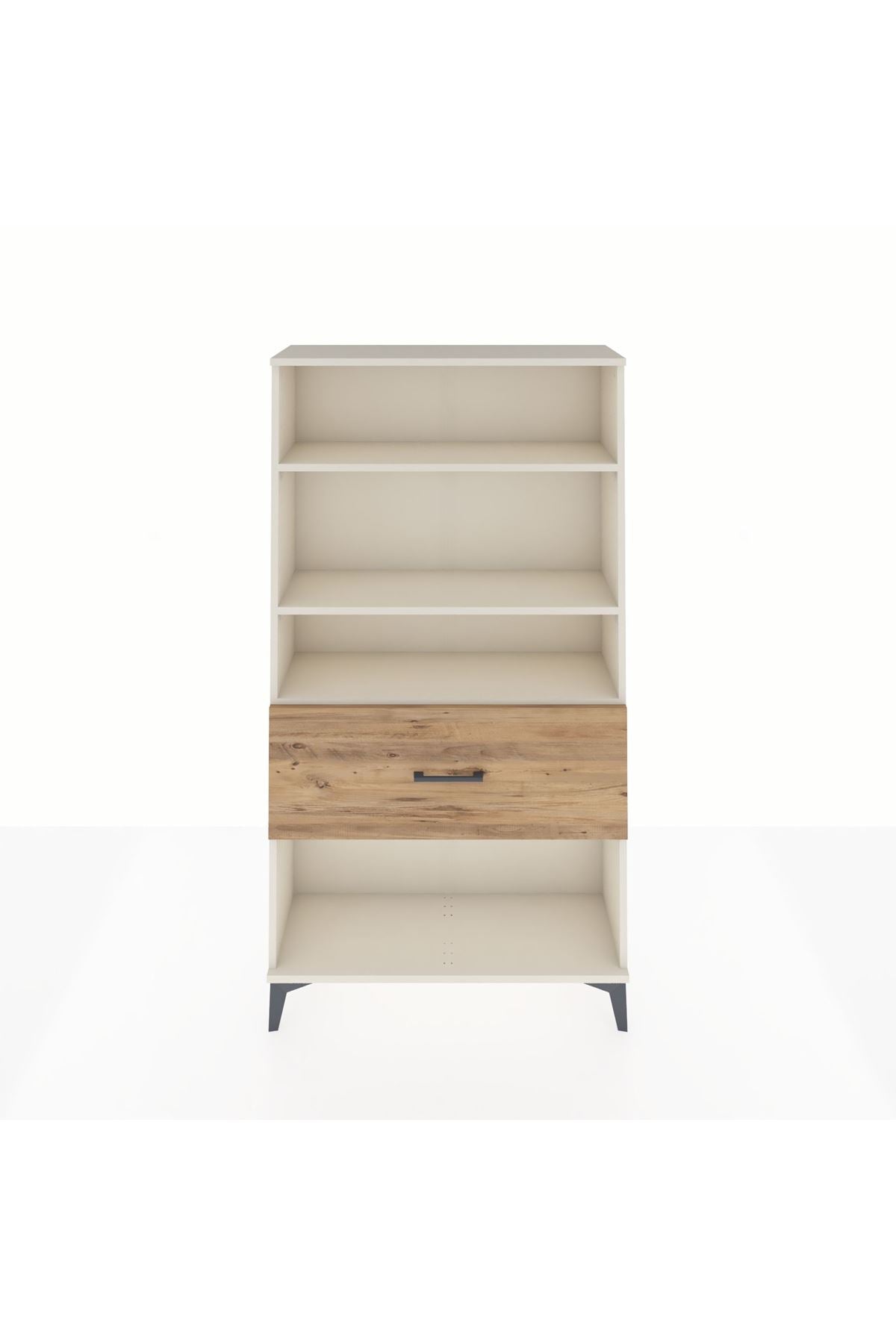 Arges Dolap 3 Raflı Tek Çekmeceli 88x30x163 Aytaşı-Çam