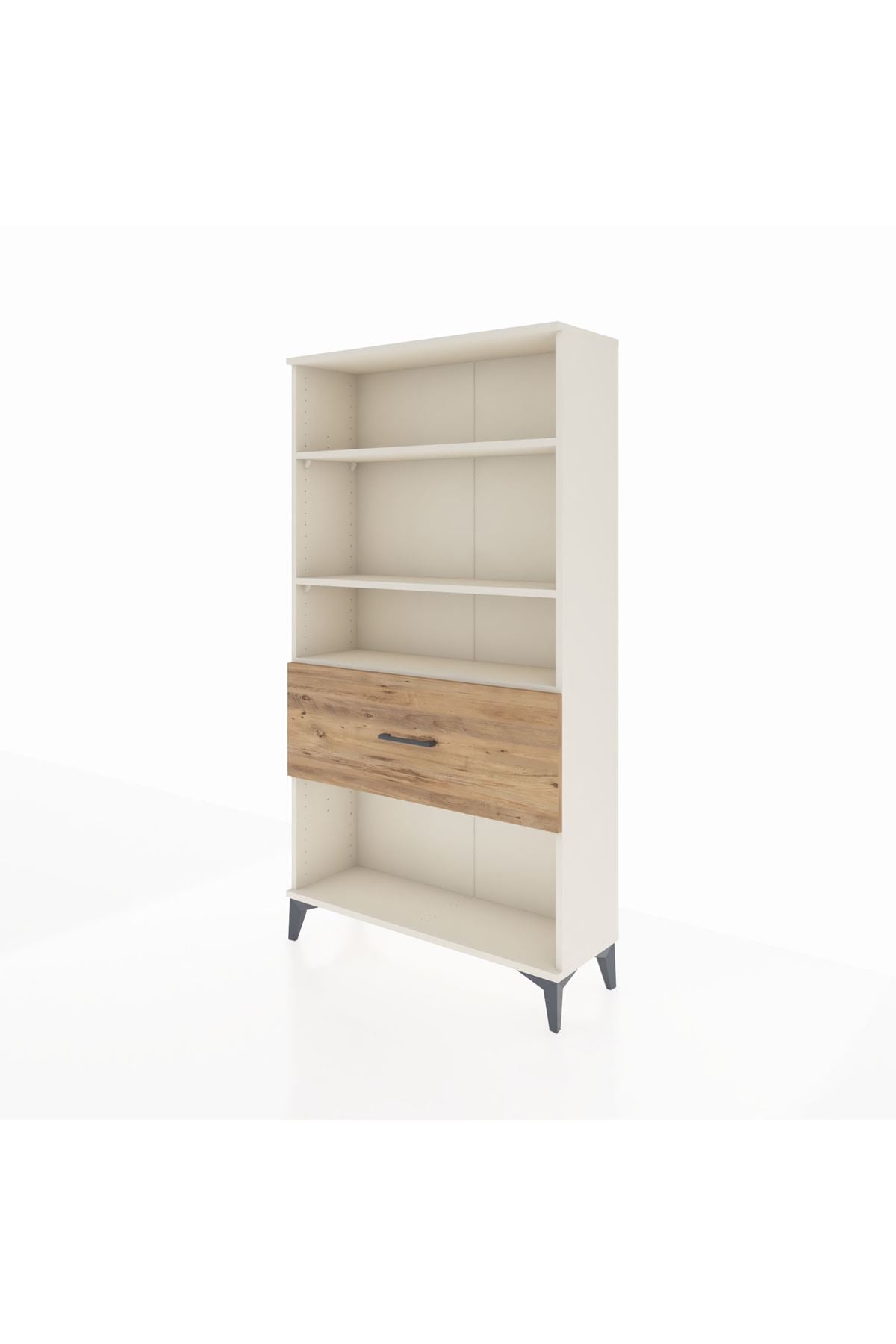 Arges Dolap 3 Raflı Tek Çekmeceli 88x30x163 Aytaşı-Çam