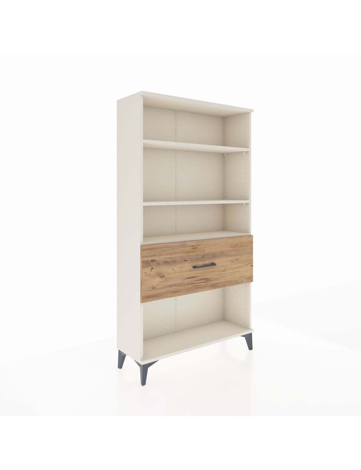 Arges Dolap 3 Raflı Tek Çekmeceli 88x30x163 Aytaşı-Çam