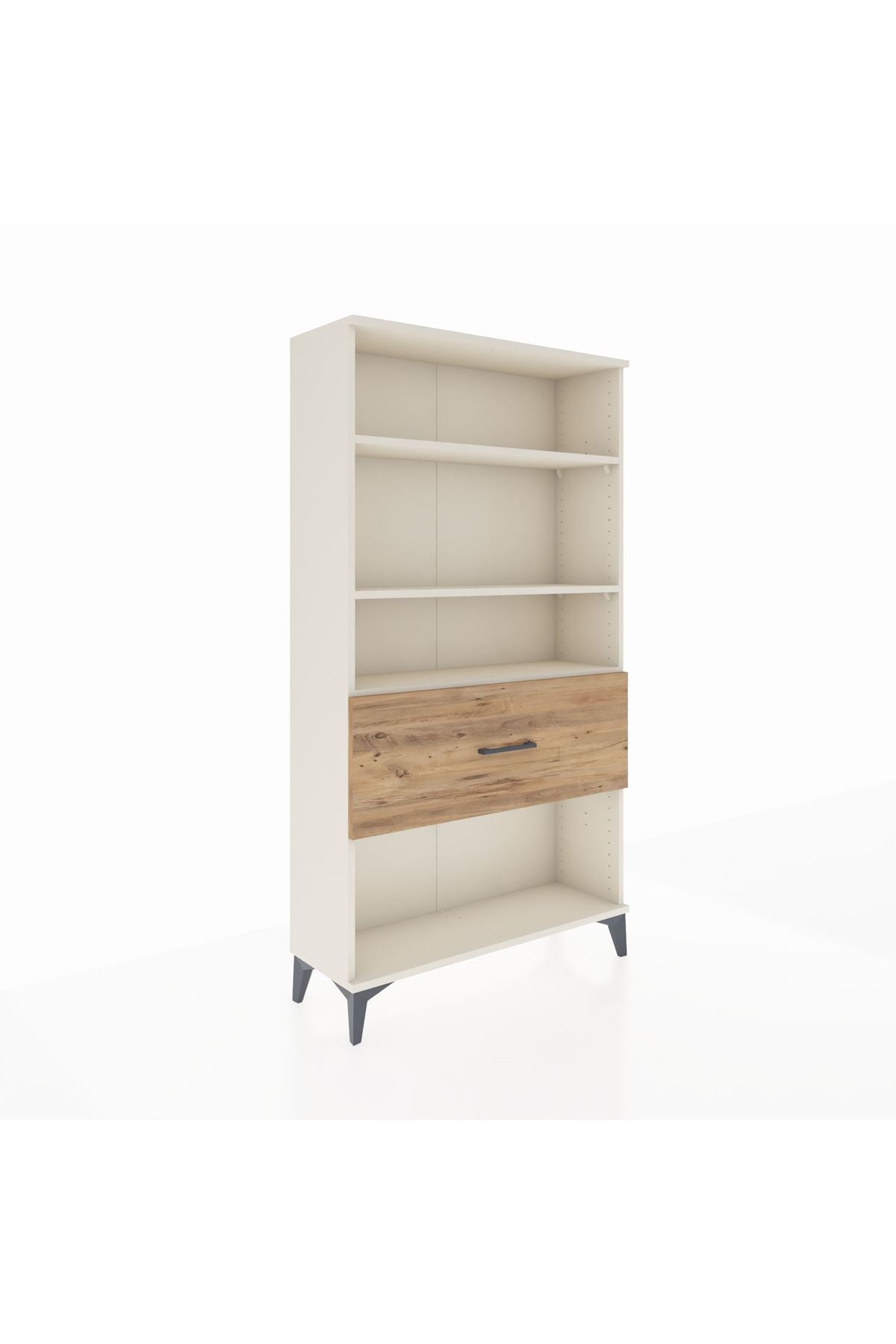 Arges Dolap 3 Raflı Tek Çekmeceli 88x30x163 Aytaşı-Çam