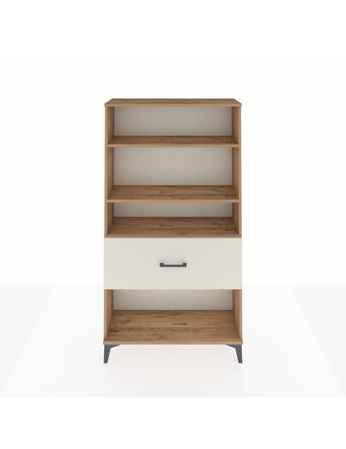 Arges Dolap 3 Raflı Tek Çekmeceli 88x30x163 Çam-Aytaşı