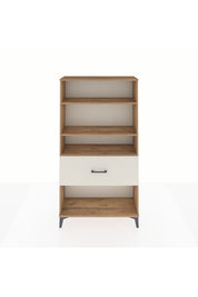 Arges Dolap 3 Raflı Tek Çekmeceli 88x30x163 Çam-Aytaşı