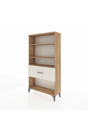 Arges Dolap 3 Raflı Tek Çekmeceli 88x30x163 Çam-Aytaşı