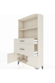 Arges Dolap 2 Raflı 2 Çekmeceli 2 Kapaklı 88x30x163 Aytaşı-Aytaşı