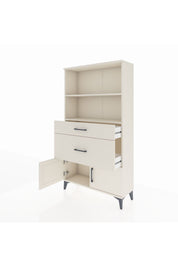 Arges Dolap 2 Raflı 2 Çekmeceli 2 Kapaklı 88x30x163 Aytaşı-Aytaşı