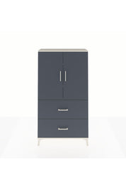 Arges Dolap 3 Raflı 2 Çekmeceli 2 Kapaklı 88x30x163 Aytaşı-Antrasit