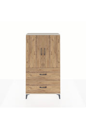 Arges Dolap 3 Raflı 2 Çekmeceli 2 Kapaklı 88x30x163 Aytaşı-Çam