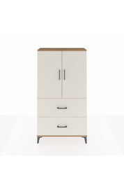 Arges Dolap 3 Raflı 2 Çekmeceli 2 Kapaklı 88x30x163 Çam-Aytaşı