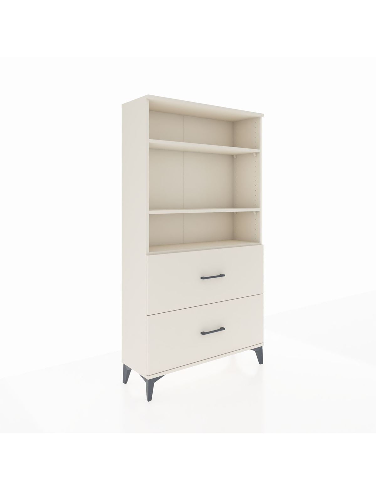 Arges Dolap 3 Raflı 2 Çekmeceli 88x30x163 Aytaşı-Aytaşı