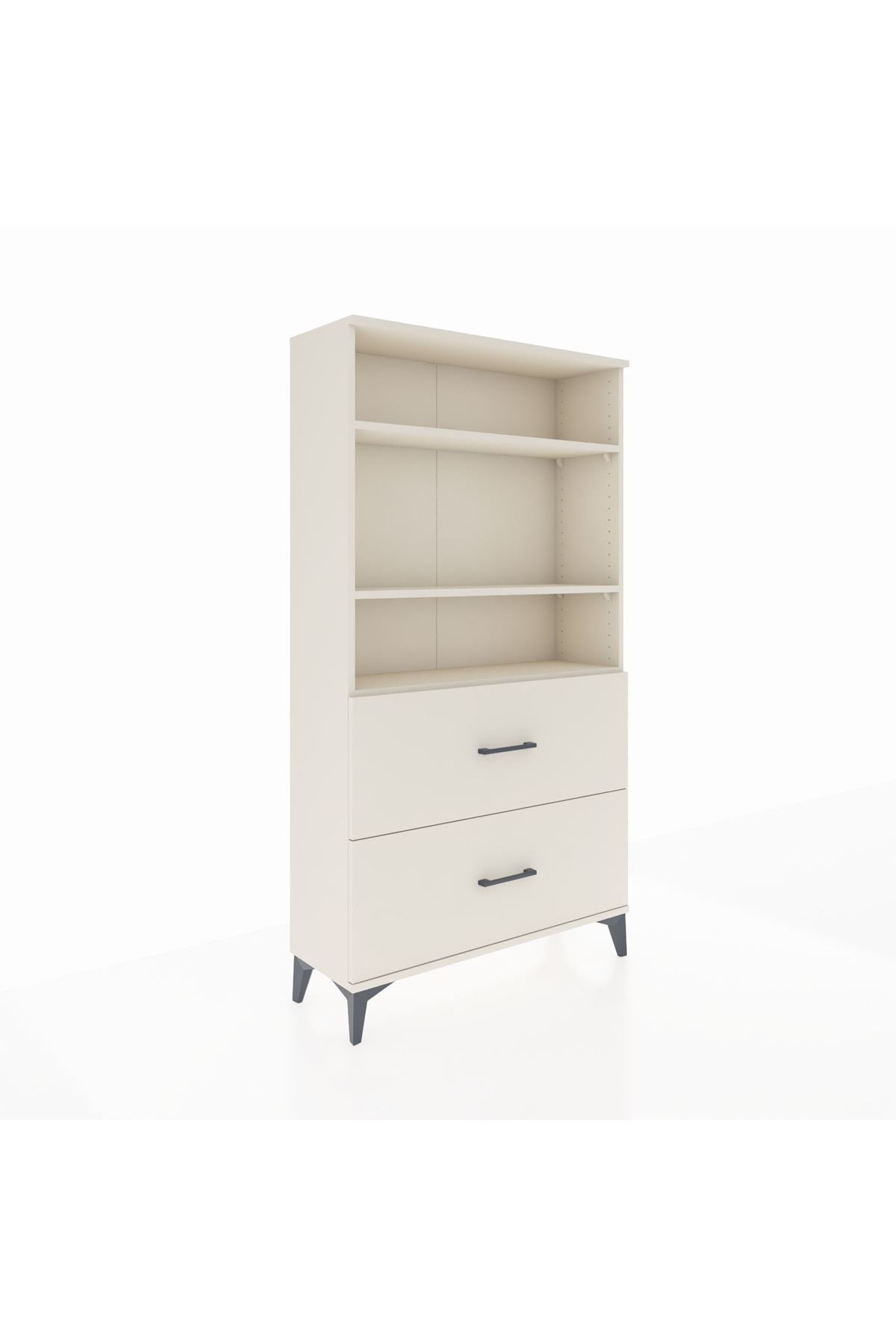 Arges Dolap 3 Raflı 2 Çekmeceli 88x30x163 Aytaşı-Aytaşı