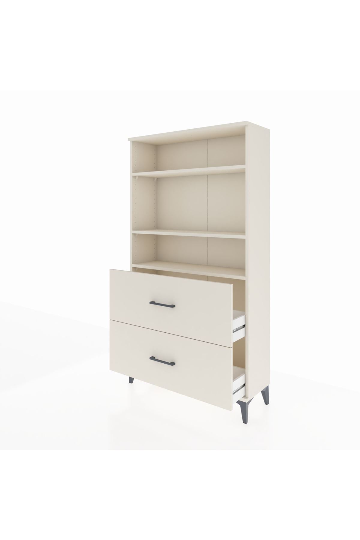 Arges Dolap 3 Raflı 2 Çekmeceli 88x30x163 Aytaşı-Aytaşı