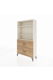 Arges Dolap 3 Raflı 2 Çekmeceli 88x30x163 Aytaşı-Çam