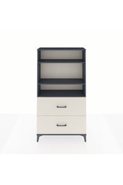 Arges Dolap 3 Raflı 2 Çekmeceli 88x30x163 Antrasit-Aytaşı