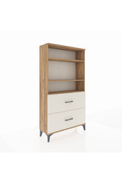 Arges Dolap 3 Raflı 2 Çekmeceli 88x30x163 Çam-Aytaşı