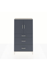 Arges Dolap 2 Raflı 3 Çekmeceli 2 Kapaklı 88x30x163