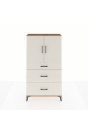 Arges Dolap 2 Raflı 3 Çekmeceli 2 Kapaklı 88x30x163 Çam-Aytaşı