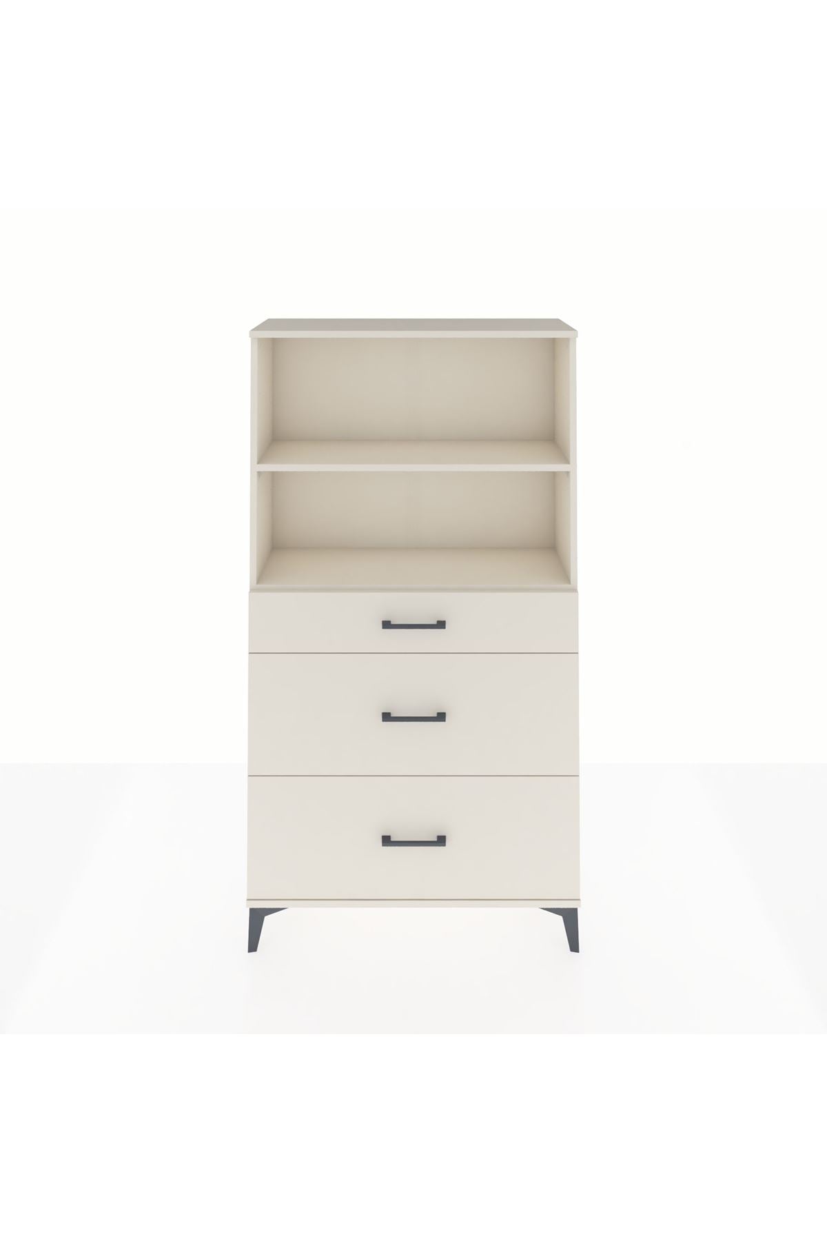 Arges Dolap 2 Raflı 3 Çekmeceli 88x30x163 Aytaşı-Aytaşı