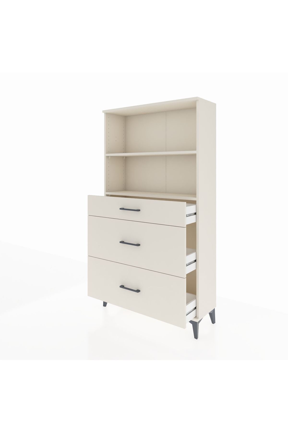 Arges Dolap 2 Raflı 3 Çekmeceli 88x30x163 Aytaşı-Aytaşı