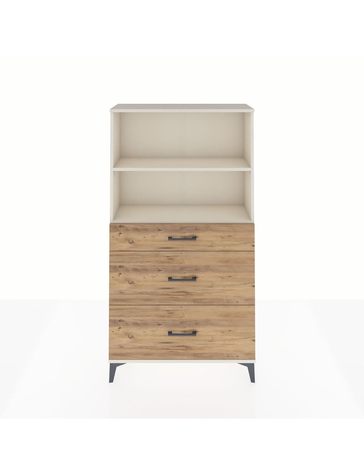 Arges Dolap 2 Raflı 3 Çekmeceli 88x30x163 Aytaşı-Çam