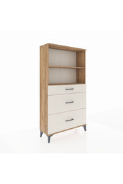 Arges Dolap 2 Raflı 3 Çekmeceli 88x30x163 Çam-Aytaşı