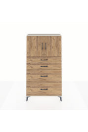 Arges Dolap 2 Raflı 4 Çekmeceli 2 Kapaklı 88x30x163 Aytaşı-Çam