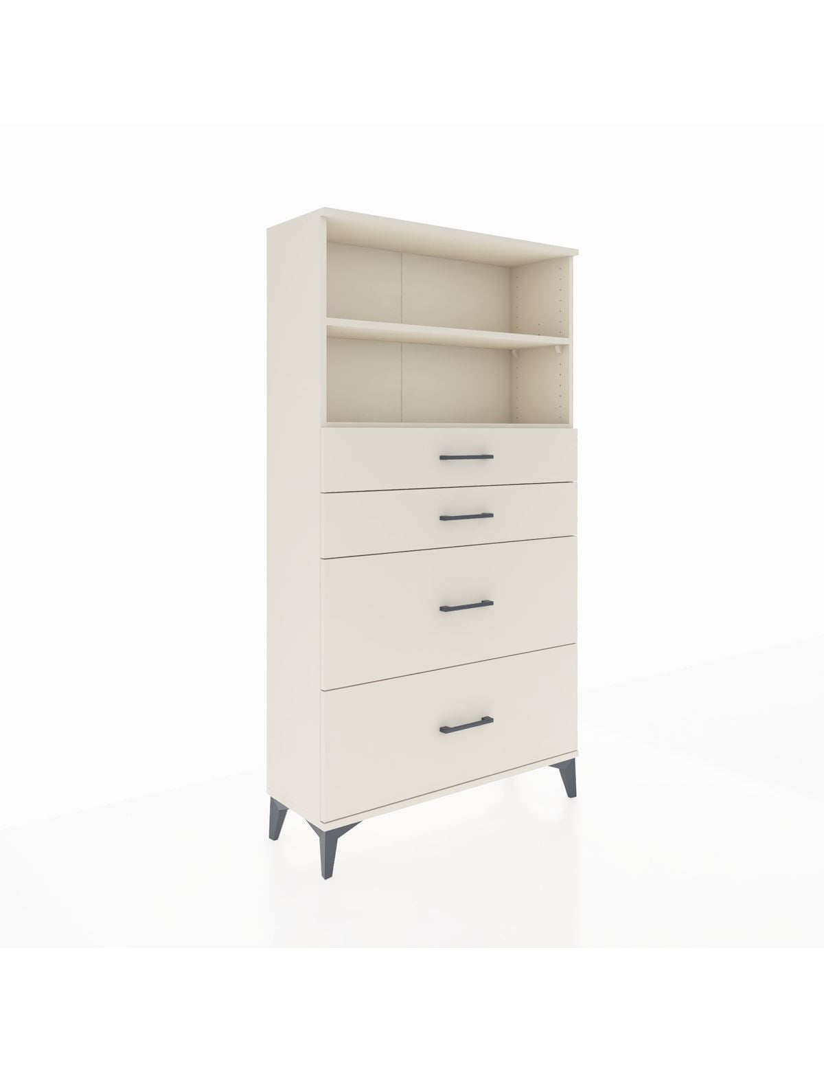 Arges Dolap 2 Raflı 4 Çekmeceli 88x30x163 Aytaşı-Aytaşı