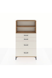 Arges Dolap 2 Raflı 4 Çekmeceli 88x30x163 Çam-Aytaşı