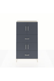 Arges Dolap 3 Raflı 2 Çekmeceli 4 Kapaklı 88x30x163 Aytaşı-Antrasit