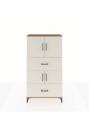 Arges Dolap 3 Raflı 2 Çekmeceli 4 Kapaklı 88x30x163 Çam-Aytaşı