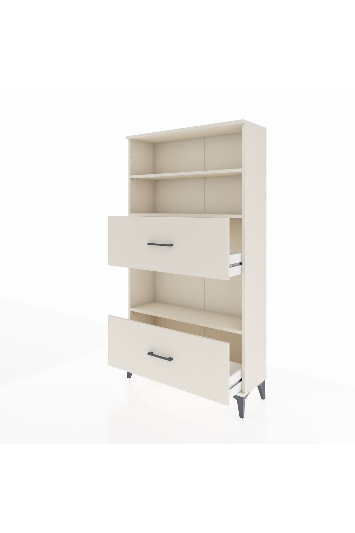 Arges Dolap 3 Raflı 2 Çekmeceli 88x30x163 Aytaşı-Aytaşı