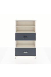 Arges Dolap 3 Raflı 2 Çekmeceli 88x30x163 Aytaşı-Antrasit