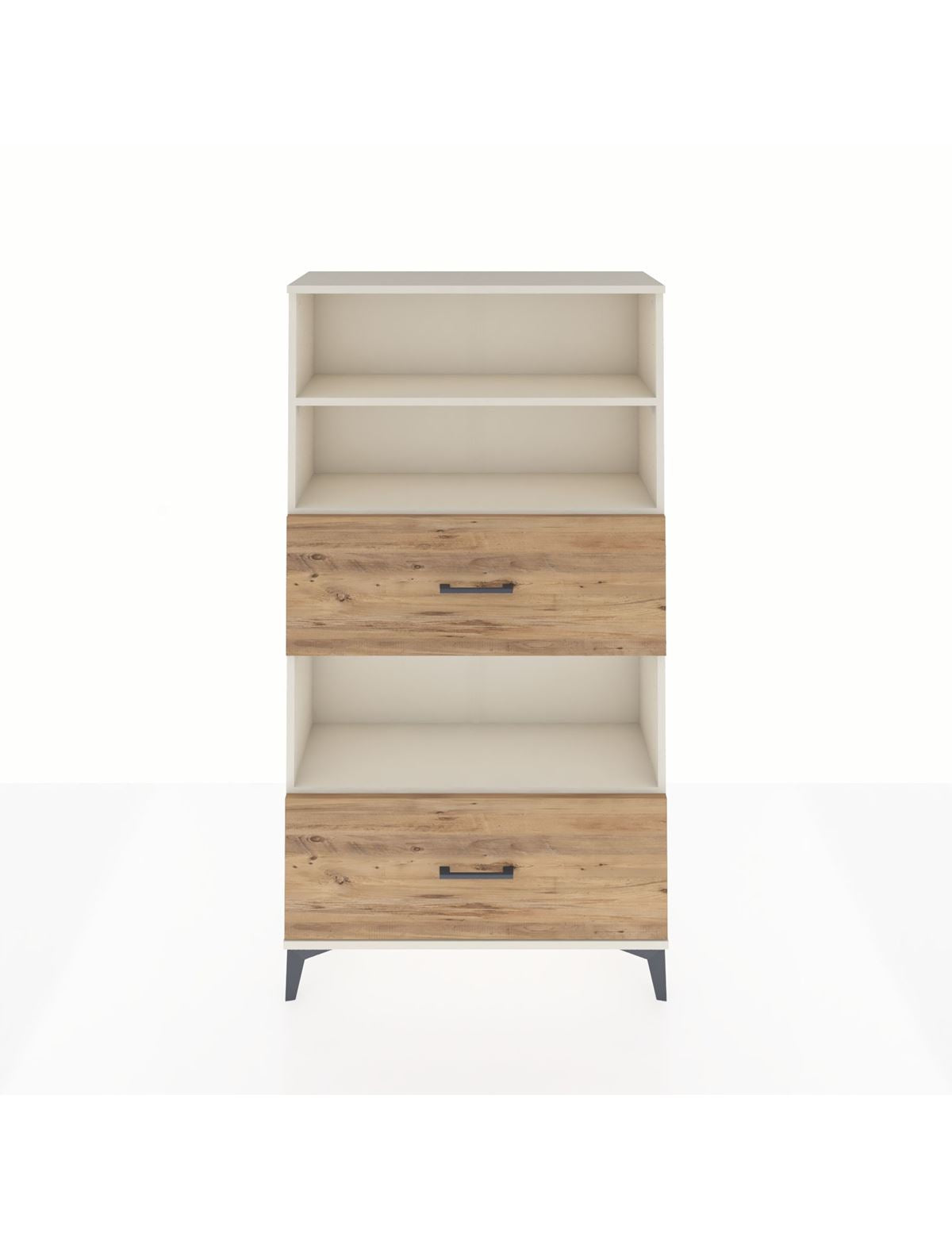 Arges Dolap 3 Raflı 2 Çekmeceli 88x30x163 Aytaşı-Çam