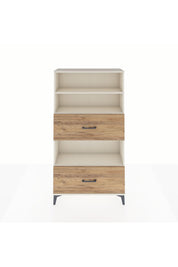 Arges Dolap 3 Raflı 2 Çekmeceli 88x30x163 Aytaşı-Çam